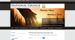 Desktop Screenshot of grange.org